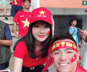 Nữ CĐV Việt được 'săn lùng' trên mạng xã hội Hàn Quốc, danh tính khiến nhiều người bất ngờ