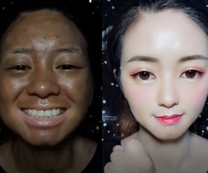 Chứng kiến cô gái 'đổi trắng thay đen' gương mặt một cách ngoạn mục, cánh đàn ông kêu trời vì chẳng còn biết tin ai