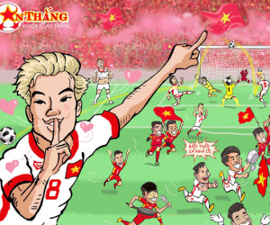 Hí họa hành trình lịch sử của Olympic Việt Nam tại ASIAD