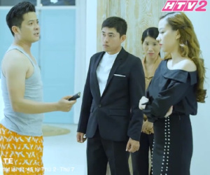 Gạo nếp gạo tẻ tập 54: Khán giả hả hê vì Công bị bồ đá, lột quần áo đuổi ra đường