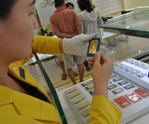 Giá vàng miếng tiếp tục đi xuống