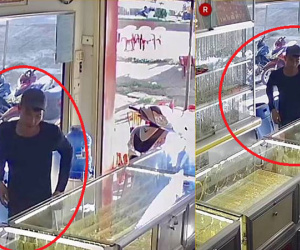 Clip: Nam thanh niên giả vờ vào mua vàng rồi giật dây chuyền bỏ chạy