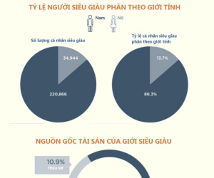 [Infographic] Việt Nam nằm ở đâu trên bản đồ giới siêu giàu thế giới?