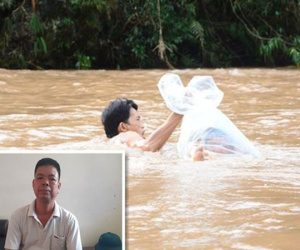 Nặng lòng tâm sự của thầy giáo 30 năm cắm bản, nơi học sinh chui nilon vượt suối đến trường