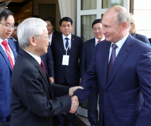 Tổng Bí thư Nguyễn Phú Trọng gửi điện cảm ơn Tổng thống Vladimir Putin