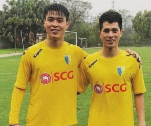 Duy Mạnh - Đình Trọng: Những lá chắn thép của CLB Hà Nội và Olympic Việt Nam