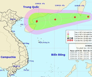 Bão và siêu bão có thể xuất hiện trên Biển Đông trong tuần này