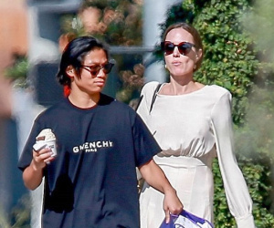 Angelina Jolie lộ thân hình gầy gò khi dạo phố cùng con trai nuôi gốc Việt Pax Thiên