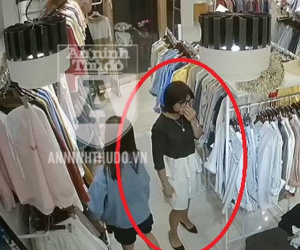Cảnh giác: 'Nữ quái' ăn mặc như... dân văn phòng, mở tủ giữ đồ ăn trộm trong nháy mắt