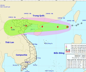 Siêu bão Mangkhut giật cấp 16 'chồng' bão số 5 Barijat: Cần các biện pháp ứng phó đặc biệt