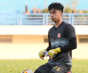 Thủ môn U23 Việt Nam chưa lần nào ra sân ở V.League 2018
