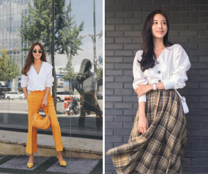 Các quý cô sành điệu châu Á gợi ý muôn kiểu lên đồ đơn giản nhưng vẫn xinh đẹp hết phần thiên hạ
