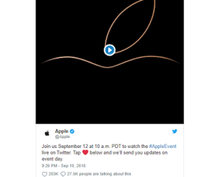 Lễ ra mắt iPhone mới lần đầu được phát trên Twitter