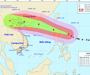 Khẩn: Siêu bão Mangkhut gây sóng cao 14m, ảnh hưởng 27 tỉnh