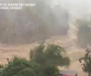 Video: Lũ dữ như tận thế ở Philippines khi siêu bão Mangkhut đổ bộ