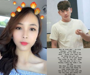 Bạn gái cầu thủ Minh Vương bất ngờ viết story tâm trạng, đề cập đến chuyện từ bỏ tình cảm thiêng liêng