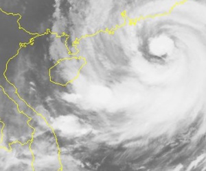 Bão số 6 - Mangkhut đổ bộ Trung Quốc, vịnh Bắc Bộ sóng cao 3-4 m