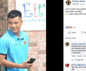 Đăng status 'bắn tiếng Anh như gió', Duy Mạnh và Đức Huy nghi ngờ Facebook của Đức Chinh bị hack