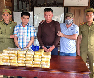 Biên phòng Quảng Trị 'đánh chặn' 200.000 viên ma tuý ở Lào