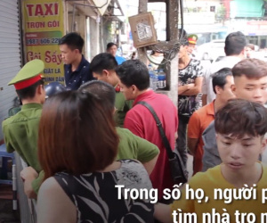 Video: Nhiều người hảo tâm tới giúp đỡ thân nhân bệnh nhi sau vụ cháy