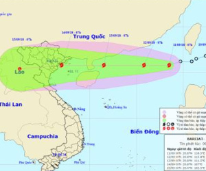Các tỉnh, thành phố Bắc Bộ và ven biển Quảng Ninh đến Quảng Nam chủ động ứng phó với bão số 5