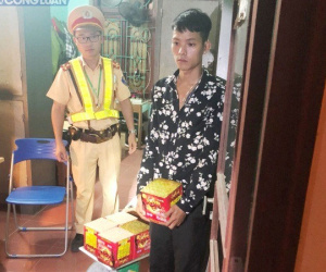 Phòng Cảnh sát giao thông tỉnh Bắc Giang: Phát hiện, thu giữ 21kg pháo hoa