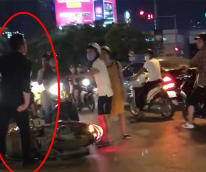 Có thể khởi tố vụ thanh niên đi SH đánh bà bầu 8 tháng?