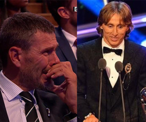 Modric nói gì khiến huyền thoại Boban khóc rưng rức tại gala The Best 2018?
