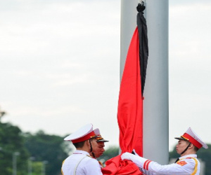 Cả nước treo cờ rủ vĩnh biệt Chủ tịch nước Trần Đại Quang