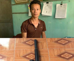 Dùng súng hơi tự chế bắn... đùa khiến một người bị thương