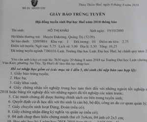 Lời khẩn cầu của nữ sinh người Pa Cô đỗ đại học Luật nhưng nhà quá nghèo!