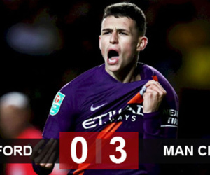 Oxford 0-3 Man City: Sao mai Foden lập chiến công