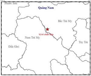 Tiếp tục xảy ra động đất ở Quảng Nam