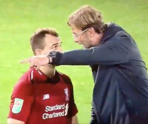 Klopp quát nạt Shaqiri sau thất bại trước Chelsea