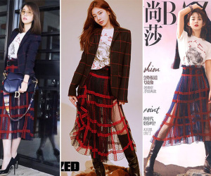 Diện nguyên set đồ cho người mẫu: Suzy, Lâm Tâm Như đẹp lung linh, Triệu Lệ Dĩnh lại khó phân định