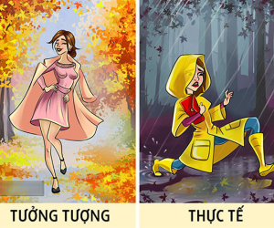Mùa thu trong tưởng tượng của con gái và thực tế: Khác biệt và lắm rắc rối vô cùng!