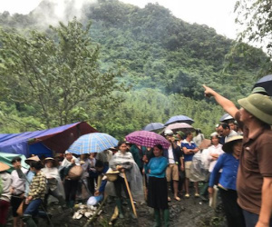 Yên Bái: Mâu thuẫn trong khai thác đá, người dân giữ 1 cán bộ huyện
