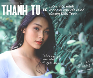 Diễn viên Thanh Tú: 'Không muốn đi vào vết xe đổ của mẹ Kiều Trinh'