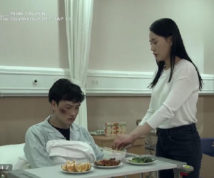 Quỳnh Búp Bê tập 13: Cảnh 'soái ca' cay đắng nhìn Quỳnh ngày đêm chăm sóc Phong 'thái tử'