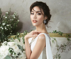 Tiết lộ bí mật chưa từng bật mí về những chiếc váy cưới lung linh của Lan Khuê