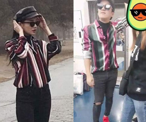 Trường Giang, Nhã Phương diện đồ 'tone sur tone' khi đi trăng mật, phản ứng trái ngược khi khán giả xin chụp hình