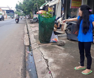 Bà bầu trên đường đi sinh bị tên cướp giật túi xách