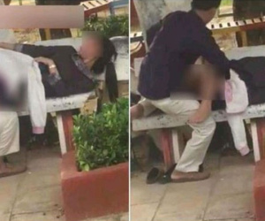 Đôi trai gái thản nhiên 'mây mưa' trong công viên giữa ban ngày?
