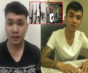 Choáng với 'kho' vũ khí AK 47, AR 15 của 2 'lái súng' Quảng Ninh, Bắc Ninh