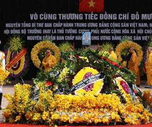 Toàn cảnh lễ truy điệu và an táng nguyên Tổng Bí thư Đỗ Mười