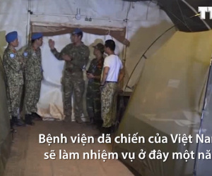 Video Bệnh viện dã chiến Việt Nam ở khu nhà container tại Nam Sudan