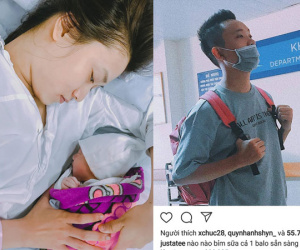 Khoe ảnh con gái, JustaTee - Trâm Anh chính thức lên chức cha mẹ