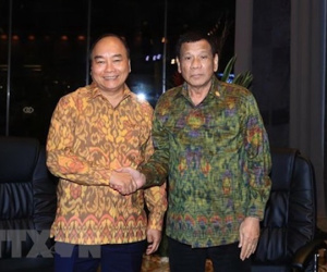 Thủ tướng Nguyễn Xuân Phúc và Tổng thống Phillippines ủng hộ tự do hàng hải ở Biển Đông