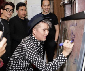 Mr. Đàm, Lệ Quyên bị chỉ trích vì ký tên lên tranh hoạ sĩ nổi tiếng