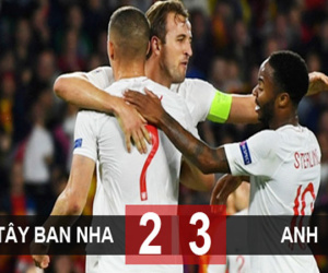 Tây Ban Nha 2-3 Anh: Tam sư bẻ sừng Bò tót